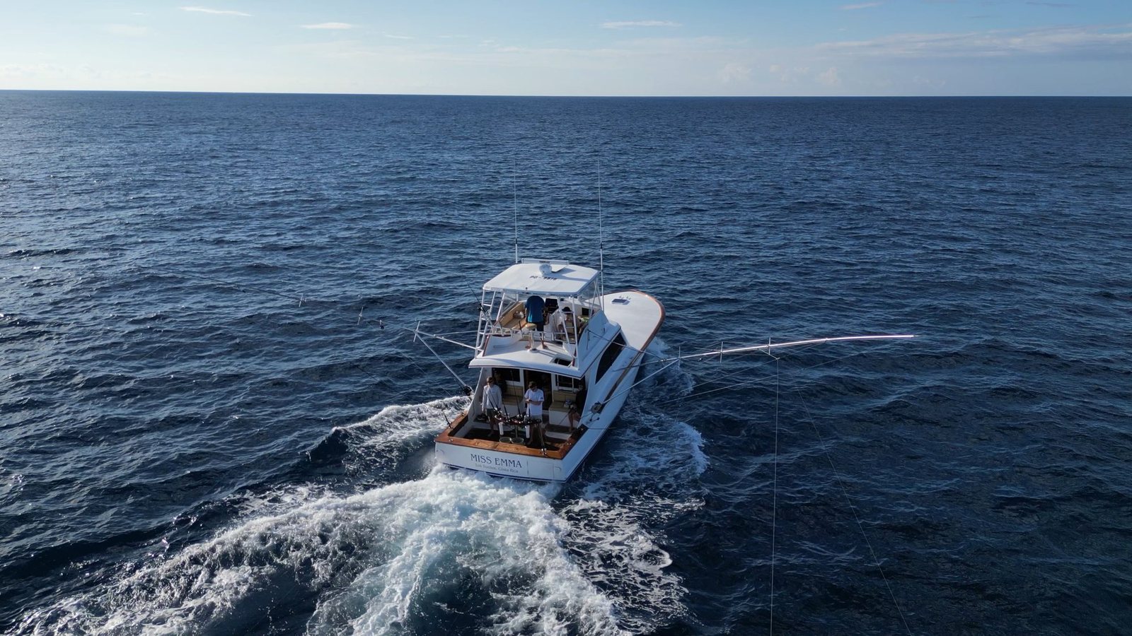 Charter boat heading out from Los Suenos, Costa Rica